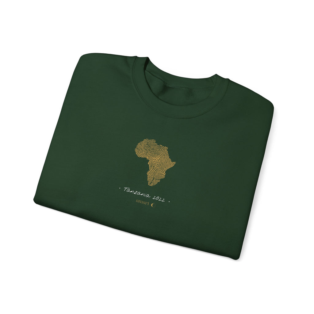 YOUR Africa | Personalized African Fingerprint Map Sweatshirt | Unisex Streetwear | amari