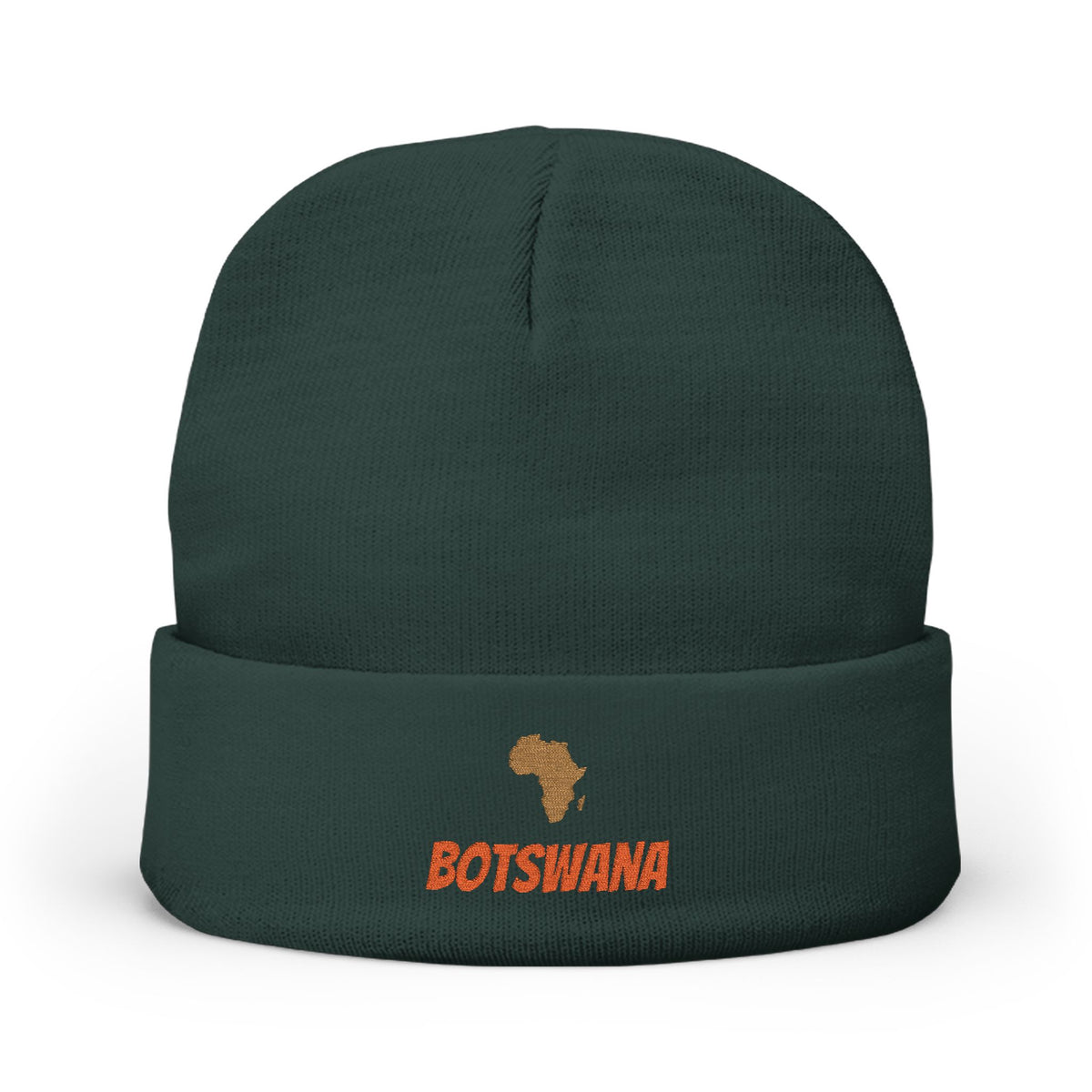 Africa on Your Mind? Personalized Embroidered Knit Beanie | amari
