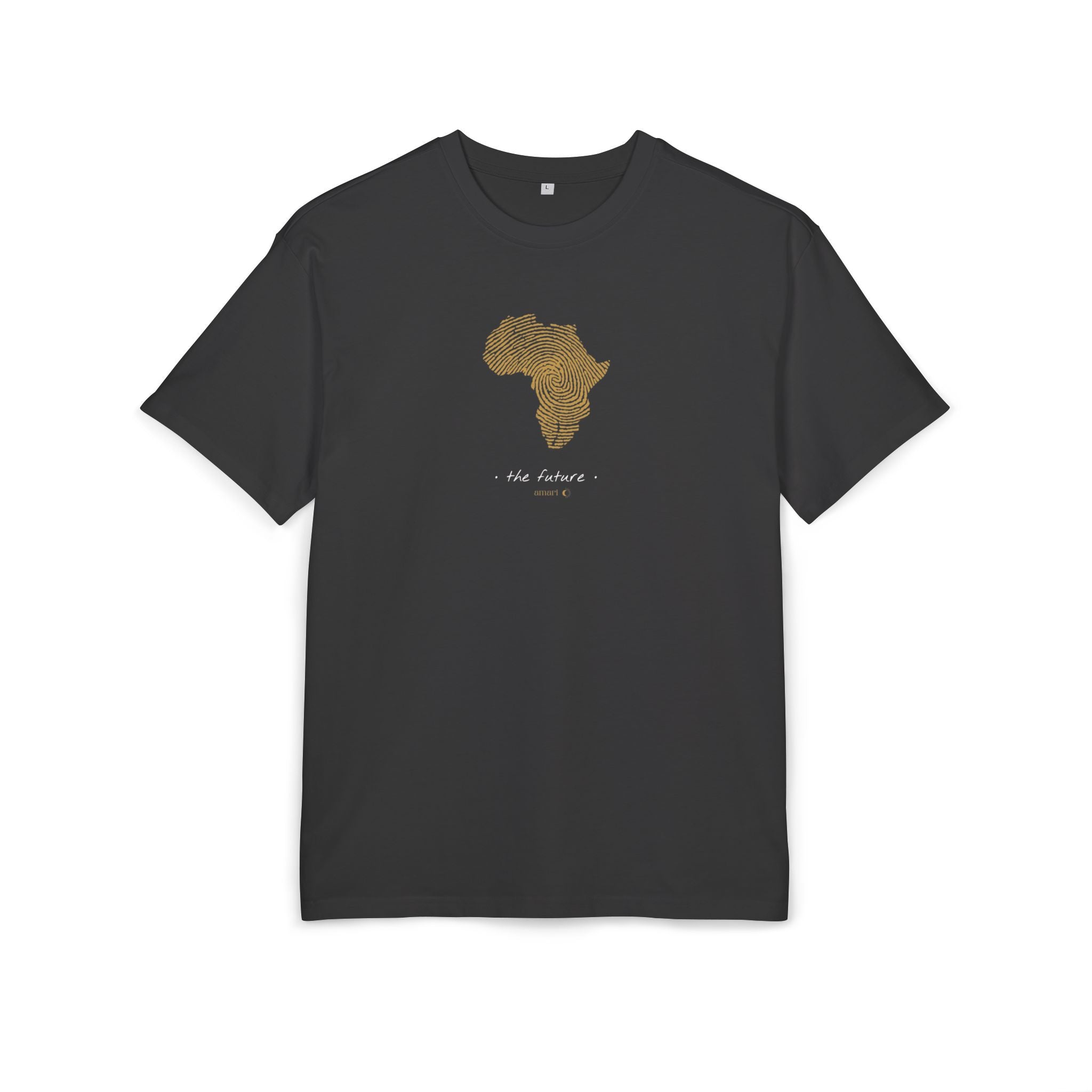 YOUR Africa | Personalized African Fingerprint Map T‑Shirt | Oversized Unisex Streetwear | amari