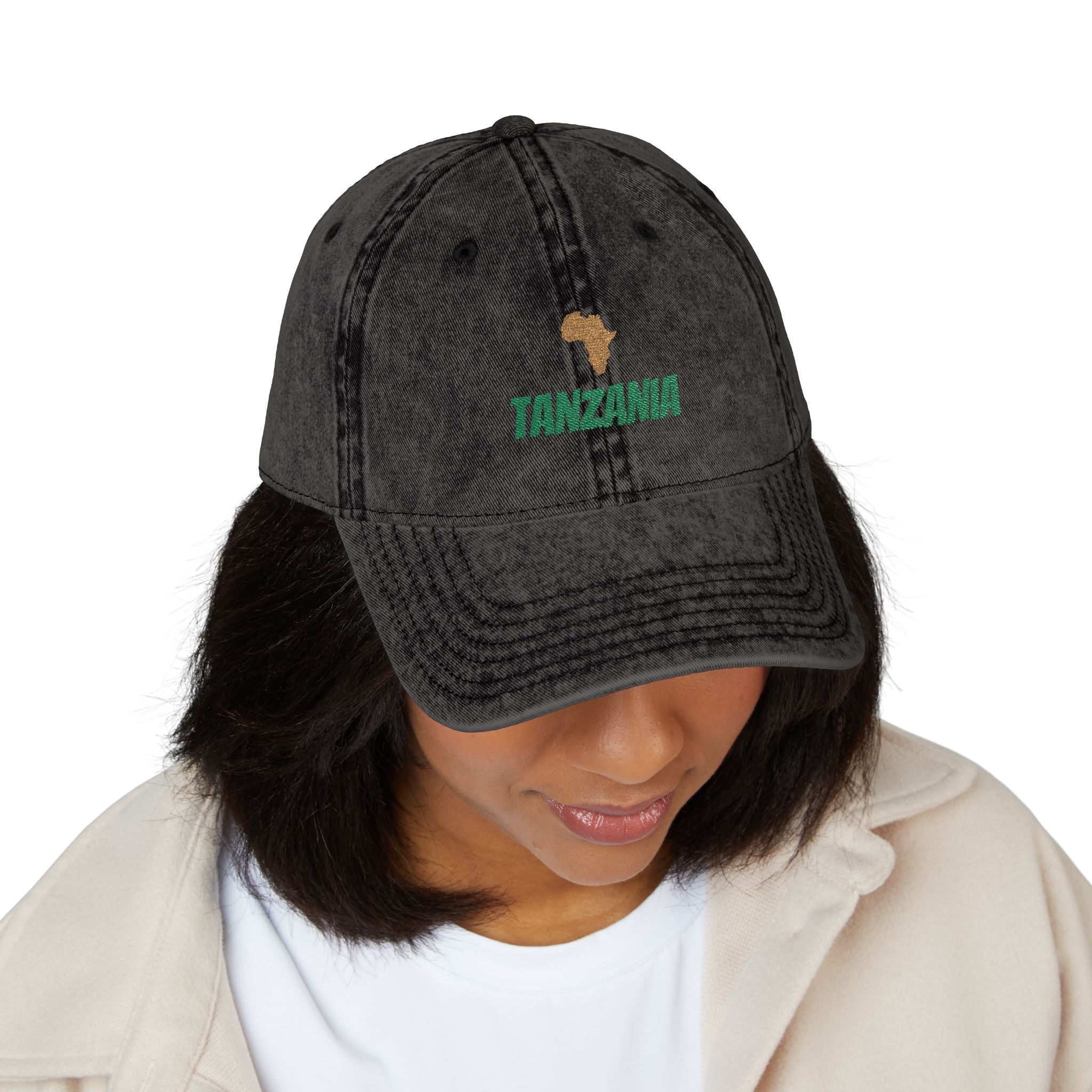 FAV African Country? Personalized Vintage African Map Embroidered Cap | amari