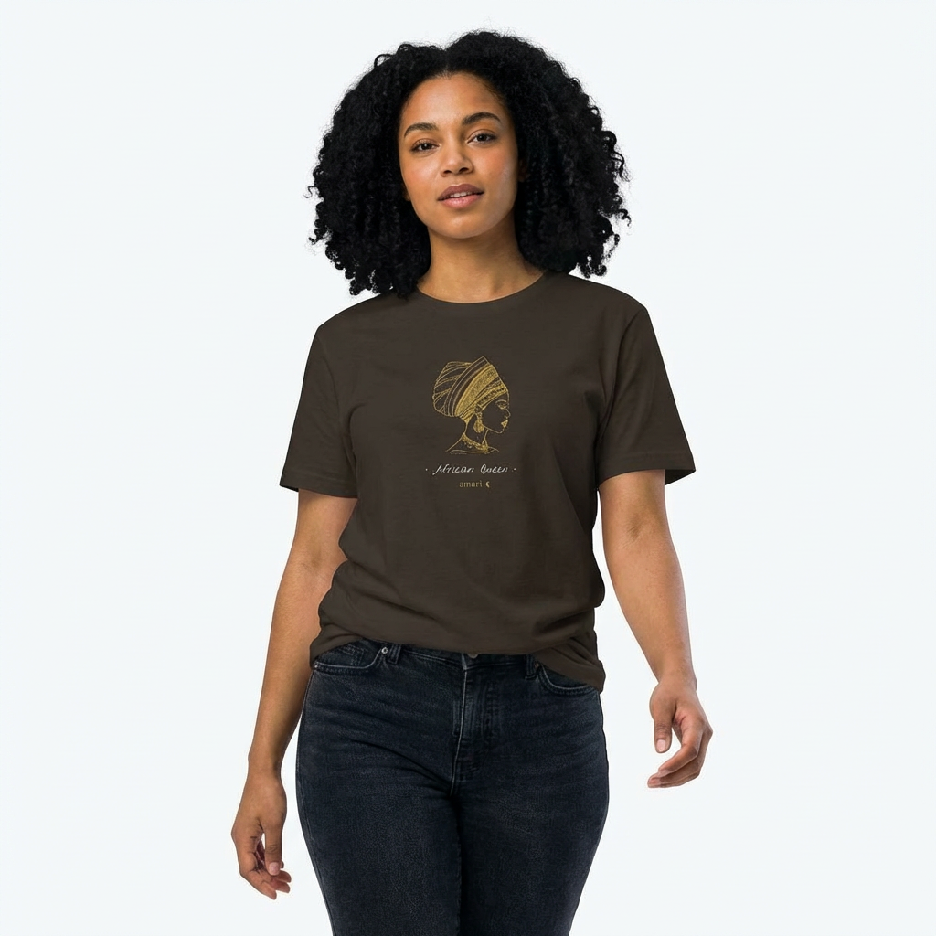 QUEEN Era | Personalized African Queen T-Shirt | Unisex Streetwear | amari