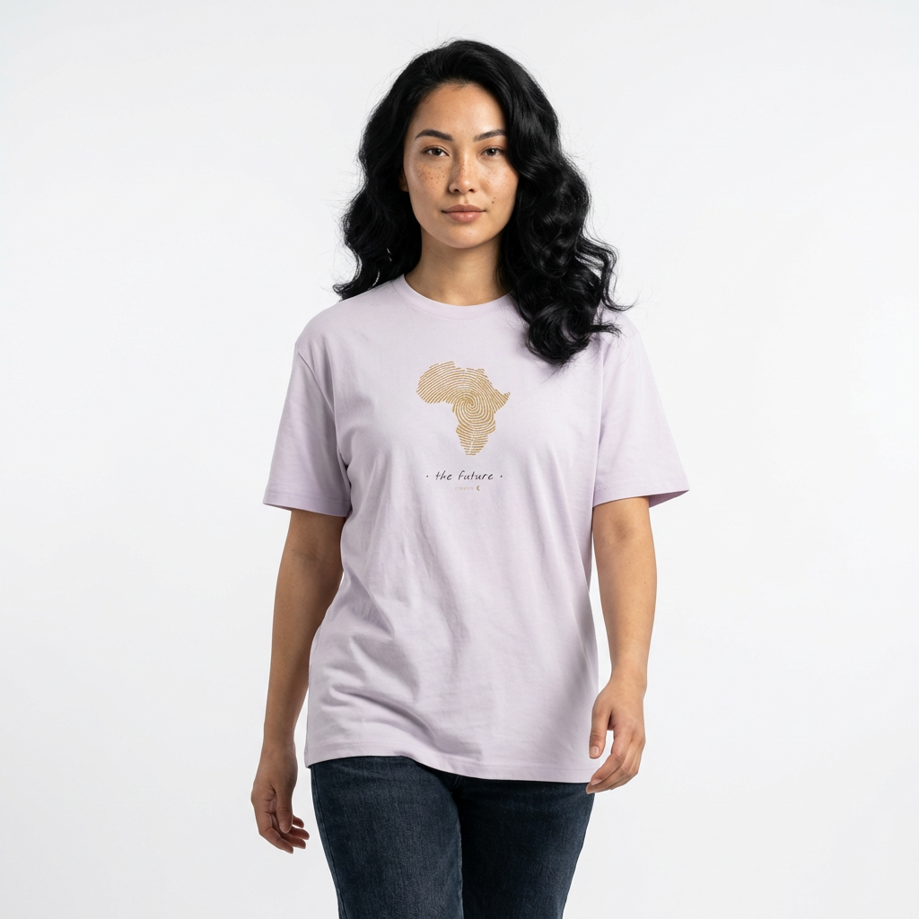 YOUR Africa | Personalized African Fingerprint Map T‑Shirt | Oversized Unisex Streetwear | amari