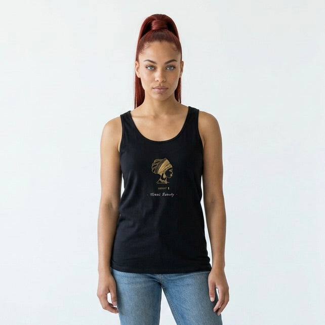 African BEAUTY | Personalized African Beauty Tank Top | Unisex Streetwear | amari