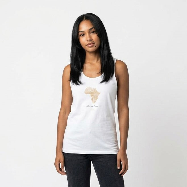 YOUR Africa | Personalized African Fingerprint Map Tank Top | Casual Unisex Streetwear | amari