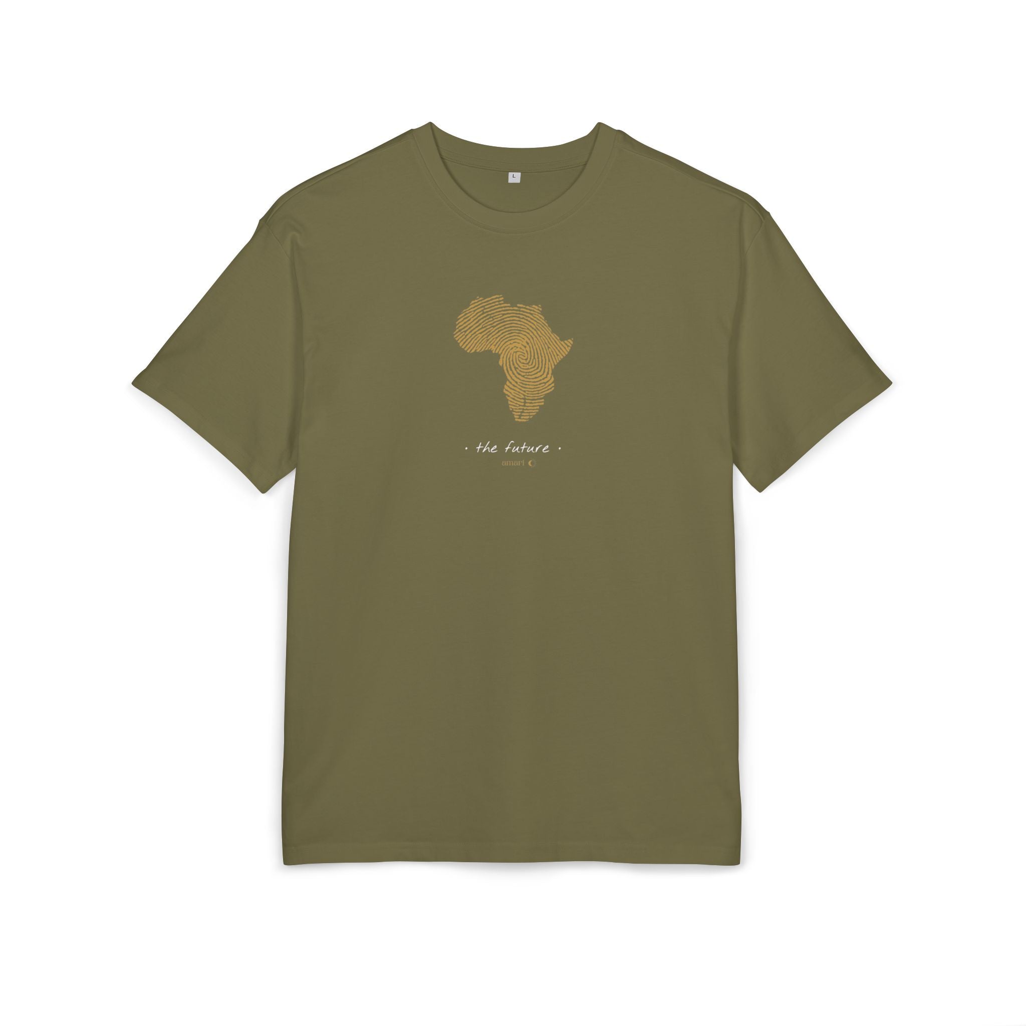 YOUR Africa | Personalized African Fingerprint Map T‑Shirt | Oversized Unisex Streetwear | amari