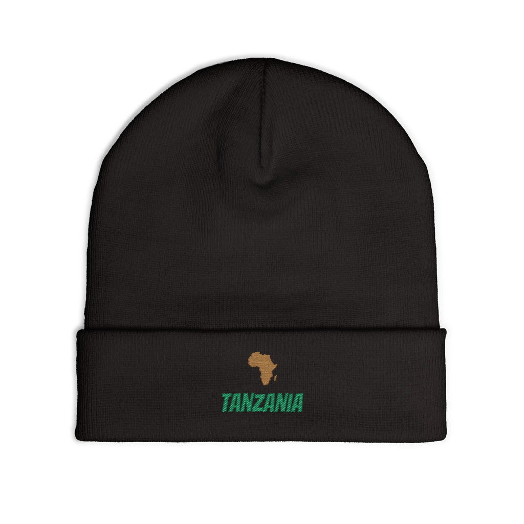 Africa on Your Mind? Personalized Embroidered Knit Beanie | amari