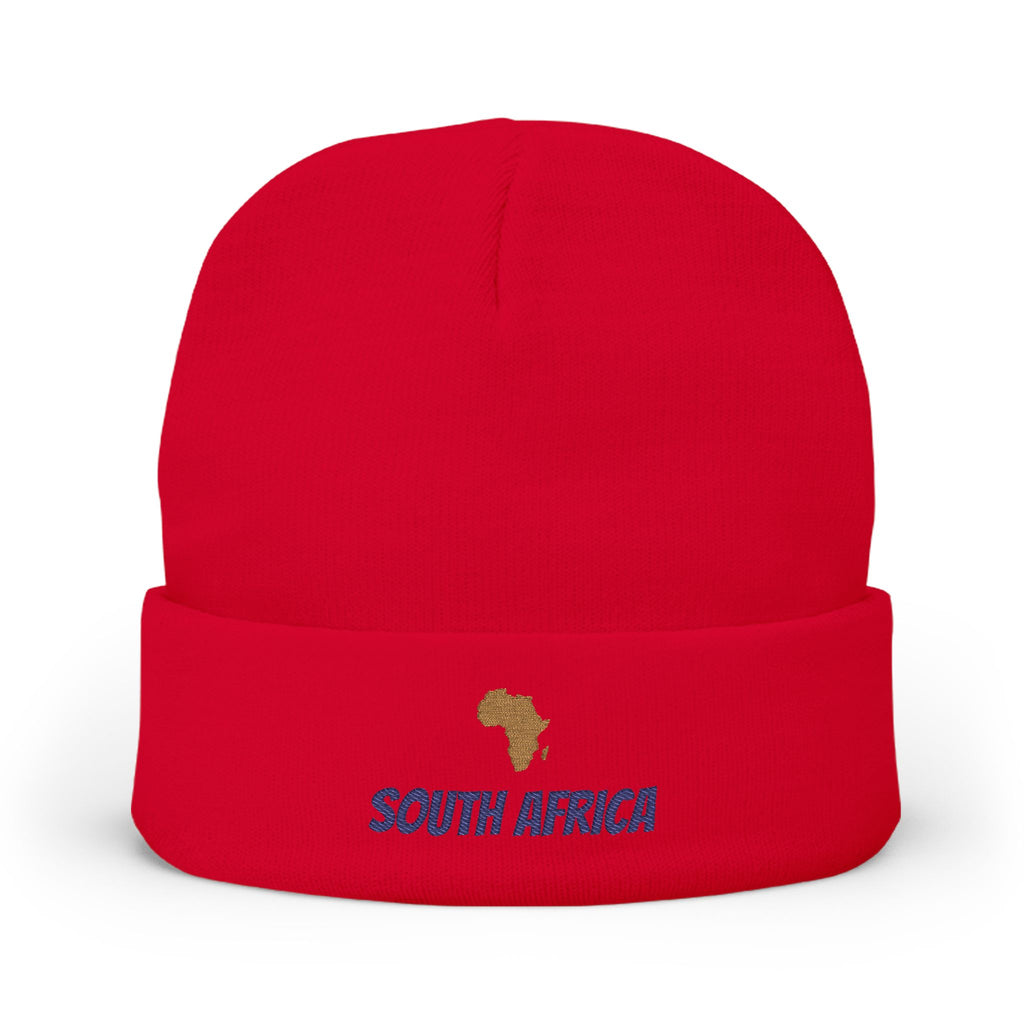 Africa on Your Mind? Personalized Embroidered Knit Beanie | amari