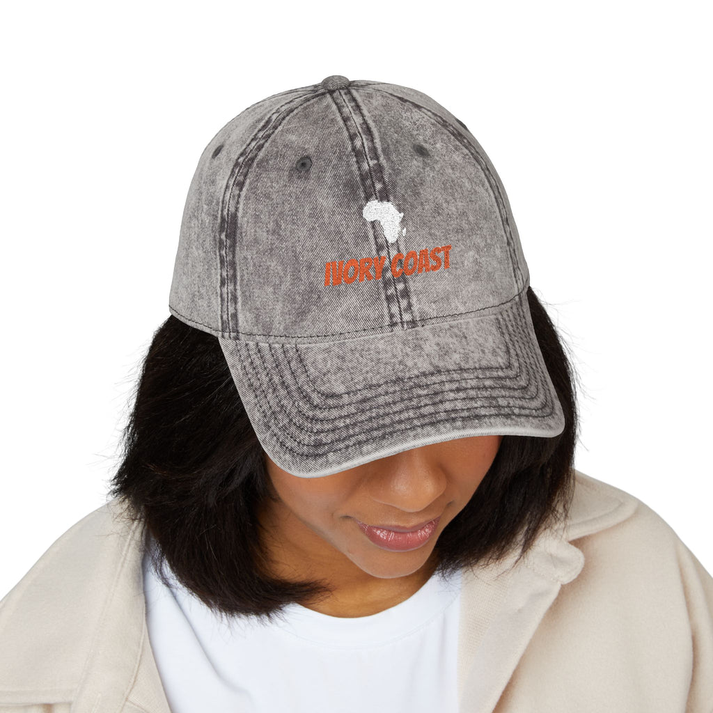 FAV African Country? Personalized Vintage African Map Embroidered Cap | amari