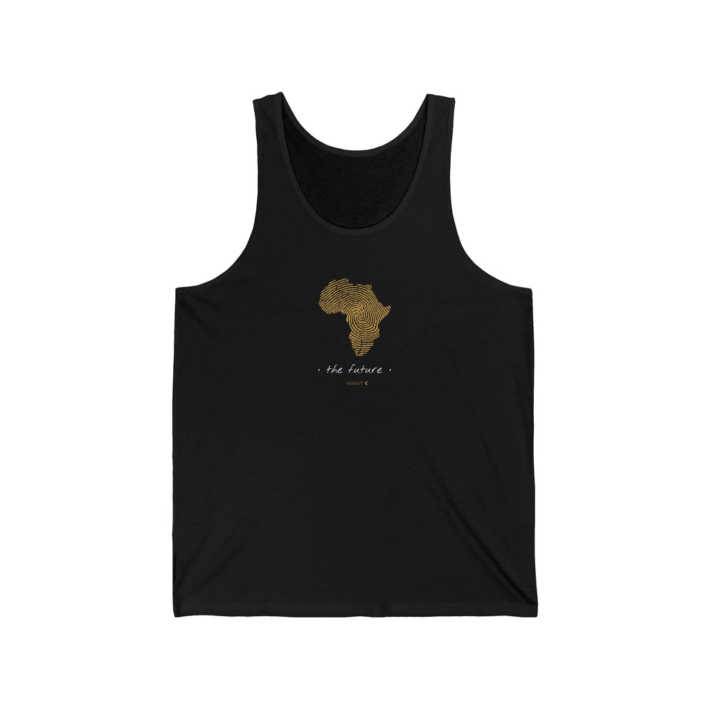 YOUR Africa | Personalized African Fingerprint Map Tank Top | Casual Unisex Streetwear | amari