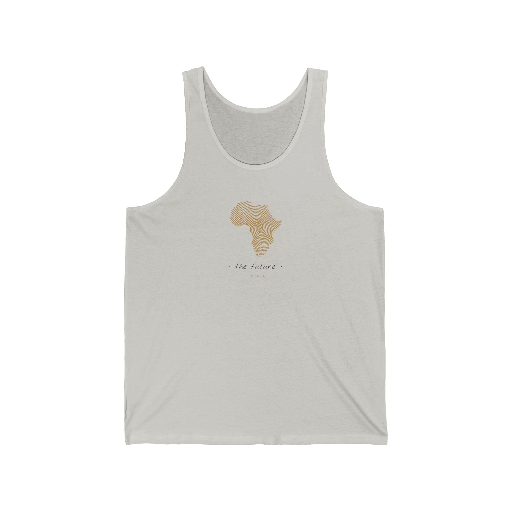 YOUR Africa | Personalized African Fingerprint Map Tank Top | Casual Unisex Streetwear | amari