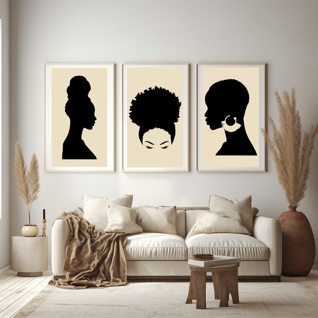 African Women Portraits | Digital Art Bundle | amari
