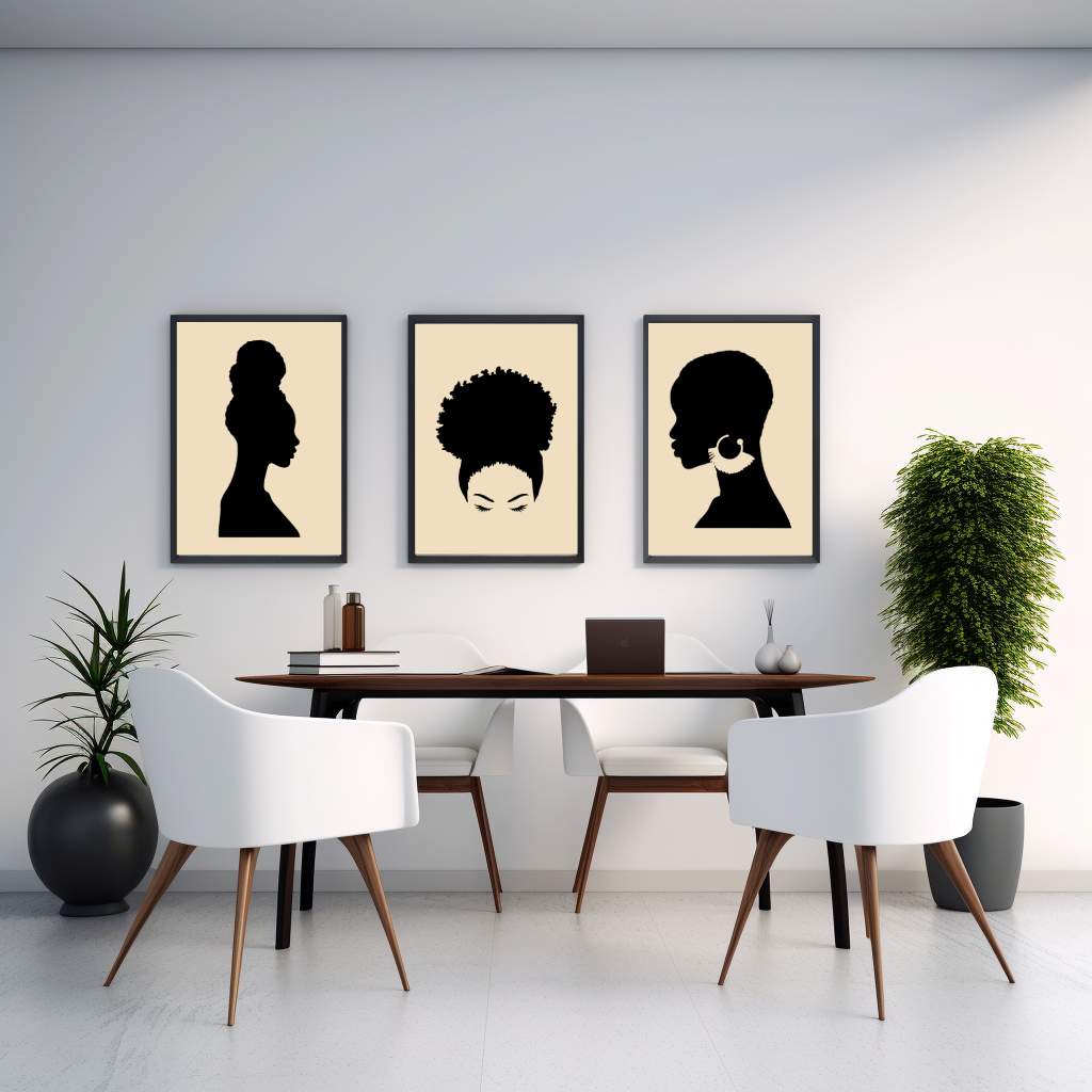 African Women Portraits | Digital Art Bundle | amari